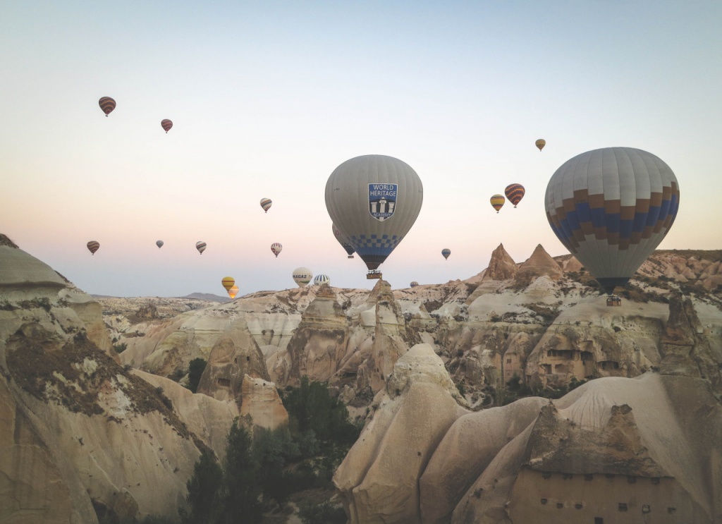 Полет на воздушном шаре в Турции